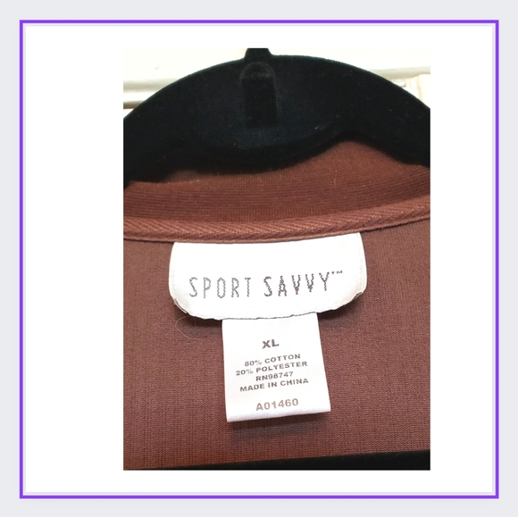 🌈GOOD/SPORTS SAVY~XL~BROWN VEST - Picture 3 of 4